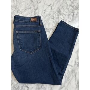 Paige Jeans Size 28 Womens Roxie Capri Low‎ Rise Medium Wash Blue Denim